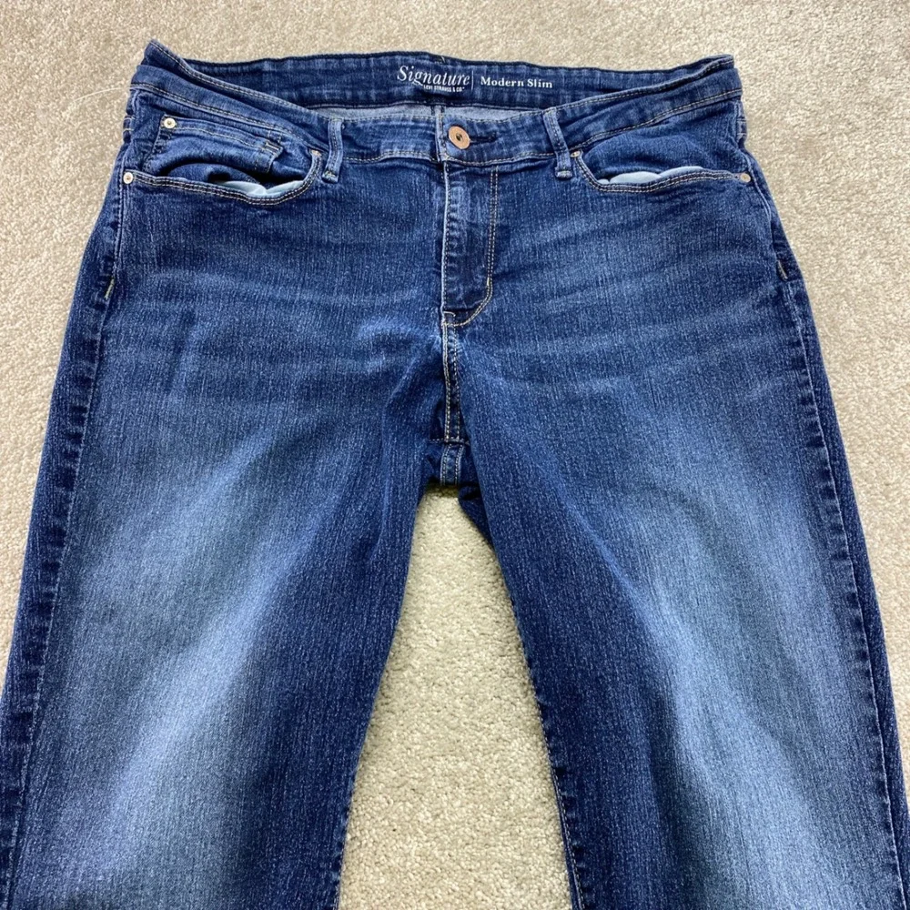 Signature‎ by Levi Strauss & Co. Modern Slim Jeans Mens 33x30 Blue Slim